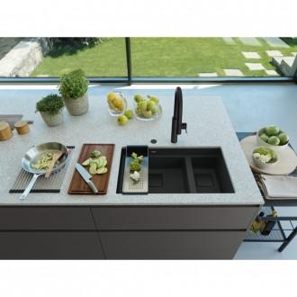 Кухонна мийка Franke KUBUS 2 KNG 120 (125.0732.285) Black Edition